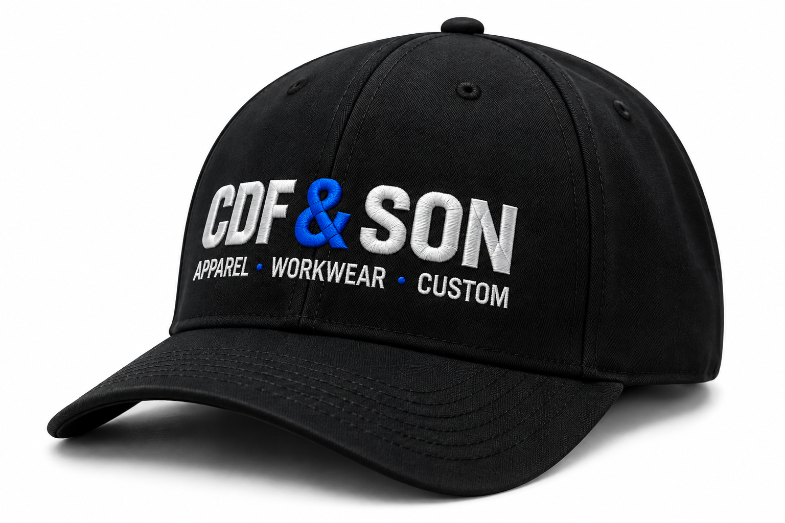 CDF & Son embroidered custom hat