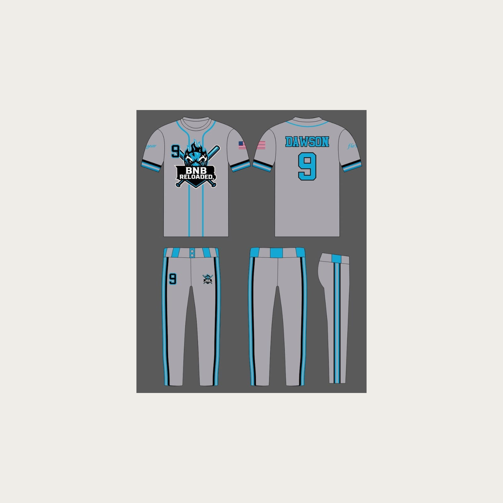 Custom gray design